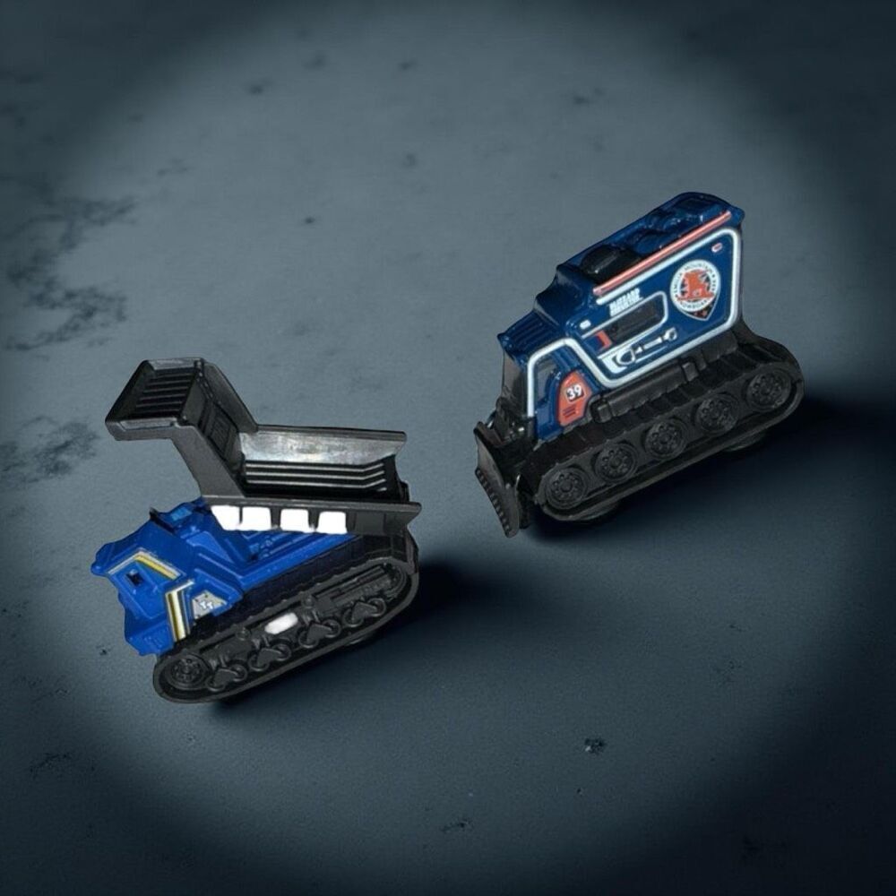 Matchbox MBX Construction Blue Trail Tipper Track Truck Blizzard Buster Diecast